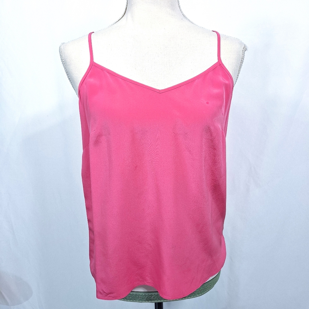 Lilly Pulitizer Dust Silk Hot Pink Adjustable Tank Top - Picture 5 of 14